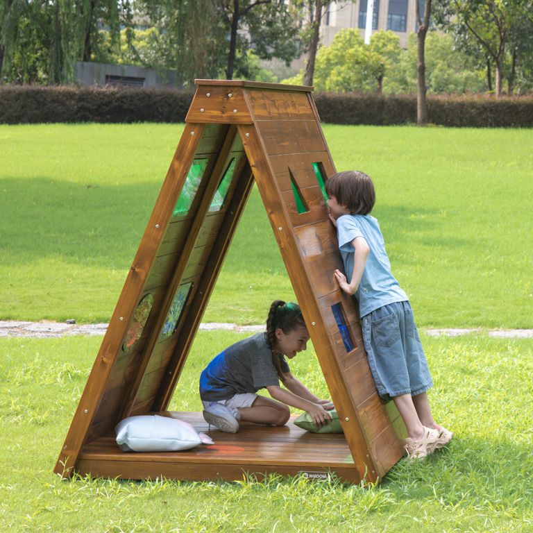 Outdoor Regenbogen-Krabbelhaus